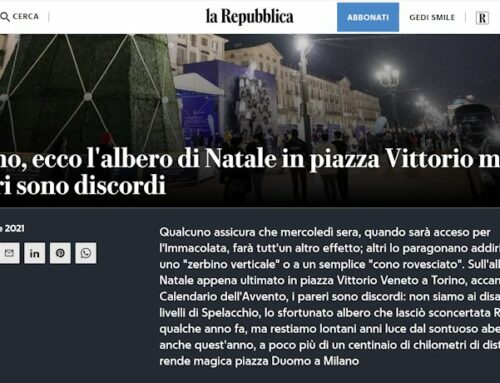 la Repubblica – Torino ecco l’albero di Natale