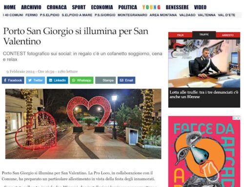 Cronache Fermane – Porto San Giorgio si illumina per San Valentino